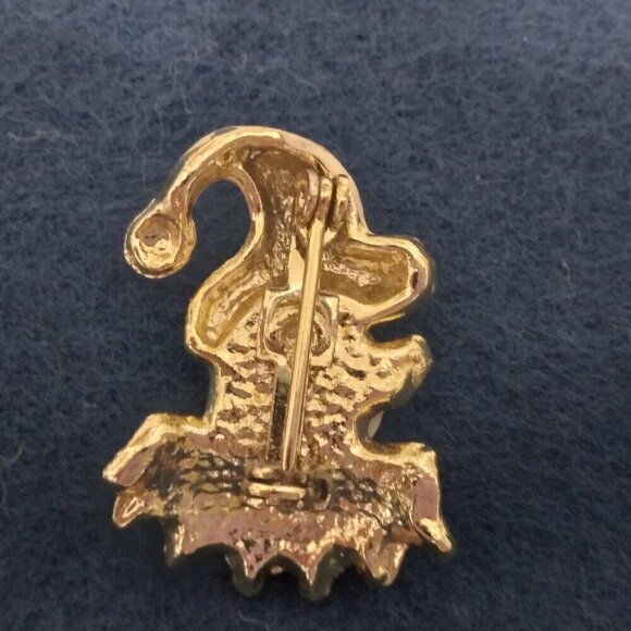 Vintage Pearl Face Multi Color Fashion Clown Brooch Pin - Picture 4 of 5